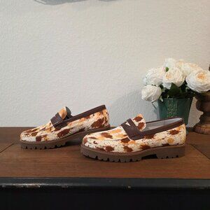 Men's Brown and Tan Loafers